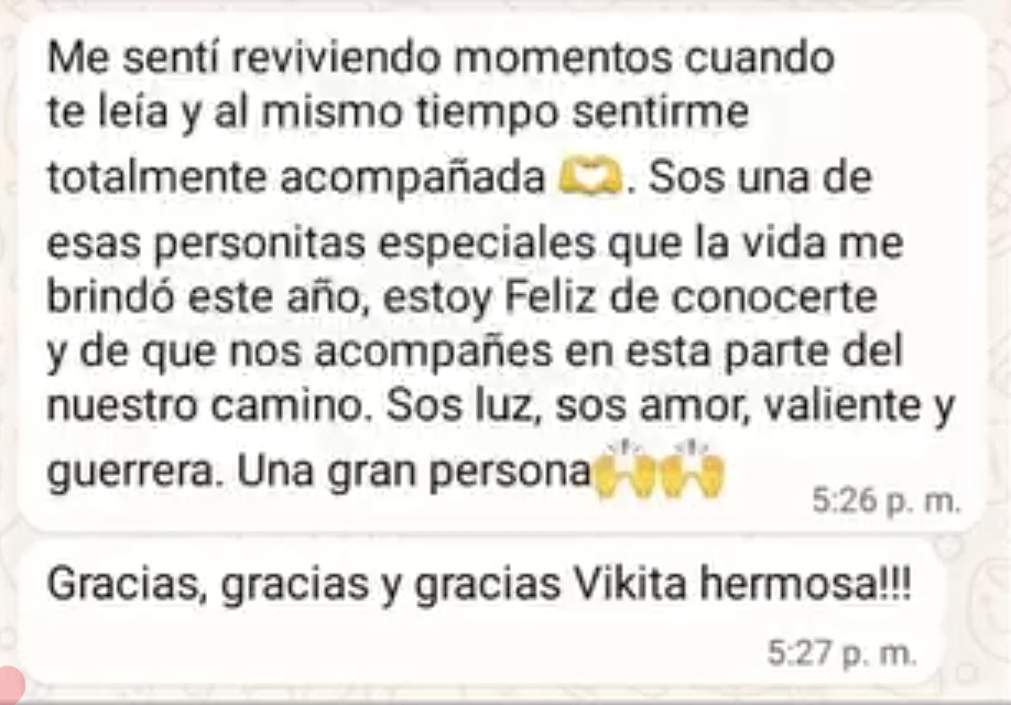 testimonios - Victoria Krebs